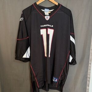 NFL Cardinals Black Jersey with White Accents